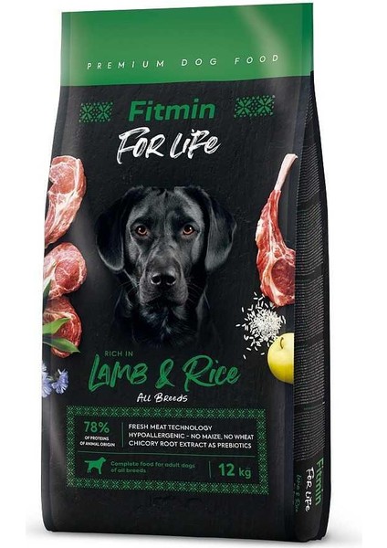 For Life Lamb & Rice Kuzu Etli Yetişkin Köpek Maması 12 kg