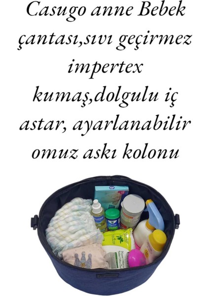 Çok Amaçlı Taşınabilir Askılı Anne Bebek Bakım Çantası, Seyahat Çantası , Düzenleyici Bakım Çantası