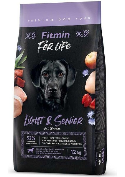 For Life Light & Senior Yaşlı ve Kilolu Yetişkin Köpek Maması 12 kg