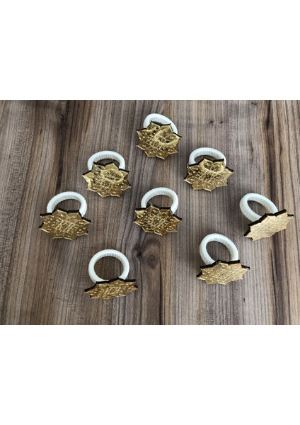 Ramazan Özel Peçete Halkası Model-1 (8 Adet )