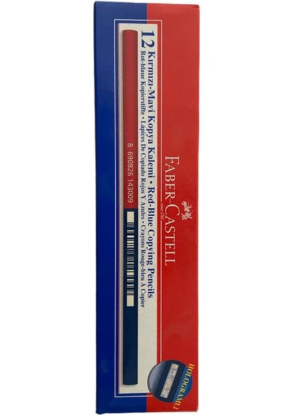 Faber Castell Mavi Kırmızı Kurşun Kalem 12 Adet fiyatları