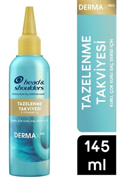 Head & Shoulders Dermaxpro Tazelenme Takvıyesı E-Vıtamını Içeren Kepek Karşıtı Saç Derısı Balsamı 145 Ml