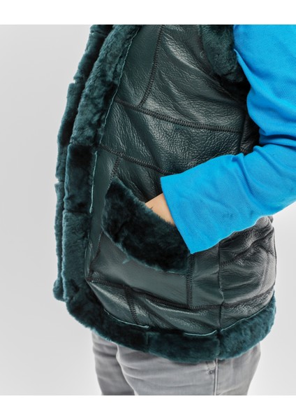 Hakiki Deri Çocuk Yelek modelleri