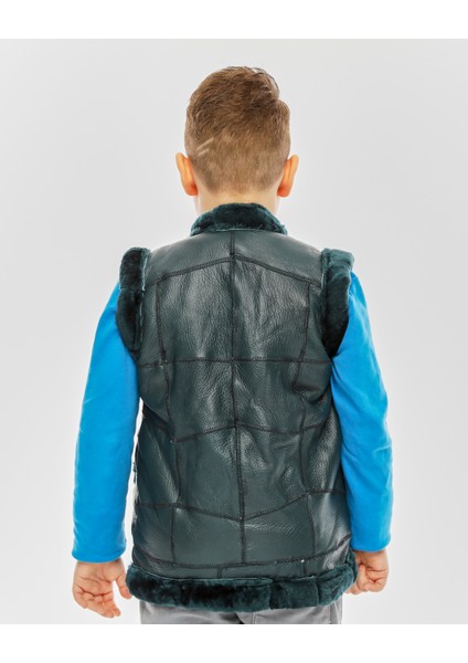 Hakiki Deri Çocuk Yelek