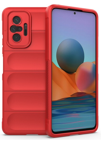 MTK Moveteck Xiaomi Redmi Note 10 Pro Kılıf Mat Hisli Kamera Korumalı Renkli Silikon