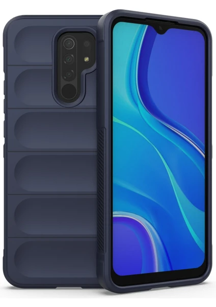 MTK Moveteck Xiaomi Redmi 9 Kılıf Mat Hisli Kamera Korumalı Renkli Silikon