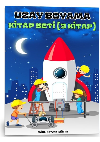 Uzay Boyama 3’lü Kitap Seti
