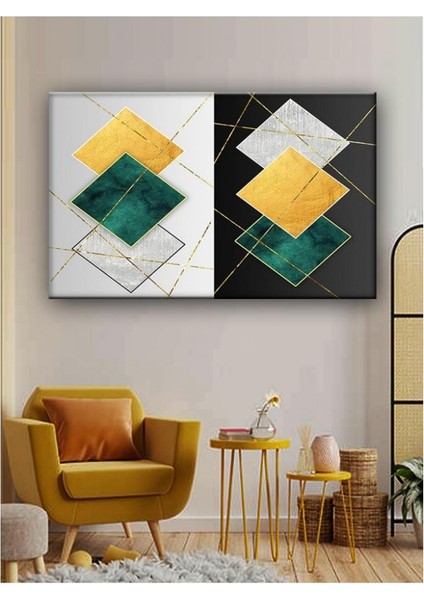 Kanvas Tablo 3D Dekoratif LED Işıklı