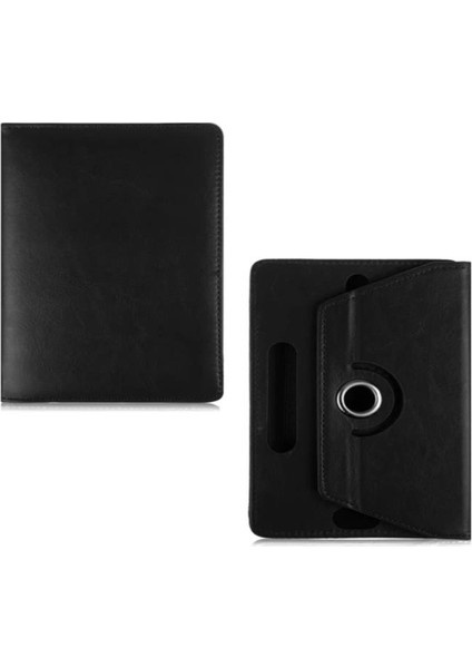 Everest Everpad DC-1032 Uyumlu 10.1" Dönerli Standlı Deri Tablet Kılıfı - Siyah