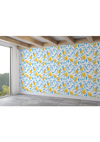 Limon Ağacı Desenli Duvar Kağıdı-5752 fiyatları