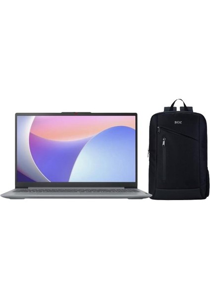 Ideapad Slim 3 Intel Core I5 12450H 8gb 256GB SSD W11PRO 15.6" IPS Taşınabilir Bilgisayar + Boz Çanta