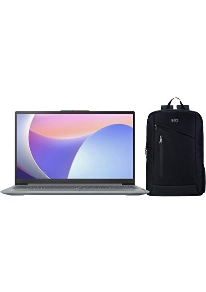 Ideapad Slim 3 Intel Core I5 12450H 8gb 512GB SSD Freedos 15.6" IPS Taşınabilir Bilgisayar + Boz Çanta