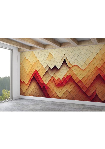 Iskandinav Tarzı Modern Desenli Duvar KAĞIDI-5763 fiyatları