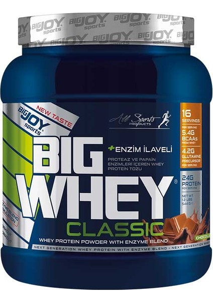 Whey Protein Tozu Bigwhey Classic 544 gr Çikolata 16 Servis