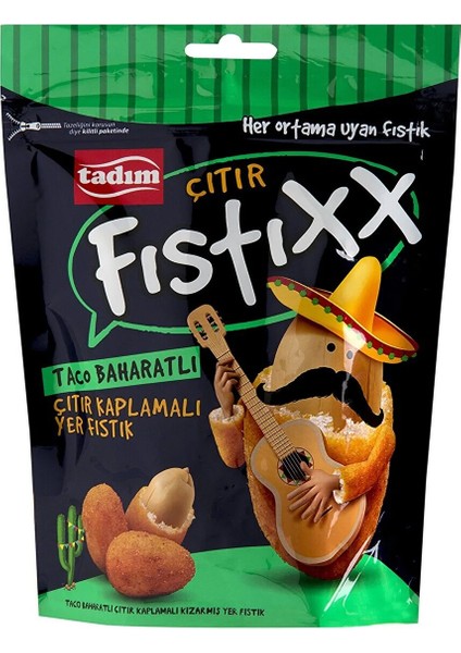 Fıstıxx Taco Baharatlı Yer Fıstığı 60 gr