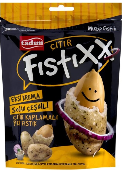 Fıstıxx Ekşi Krema ve Soğan Çeşnili Yer Fıstığı 60 gr