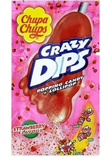 Crazy Dips Çilek 16 gr 24 Lü