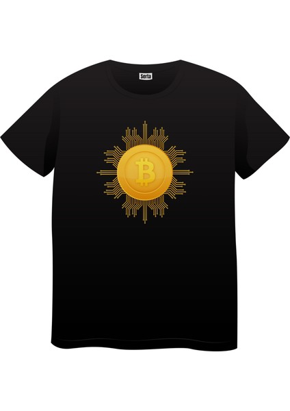 Bitcoin Sweatshirt Kapüşonlu Siyah Btc Sweatshirt