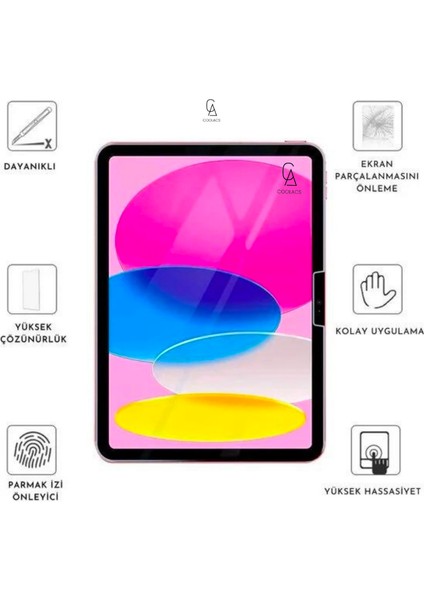 Samsung Galaxy Tab A7 Lite T220-T225 ile Uyumlu Kırılmaz Tablet Temperli Cam Ekran Koruyucu