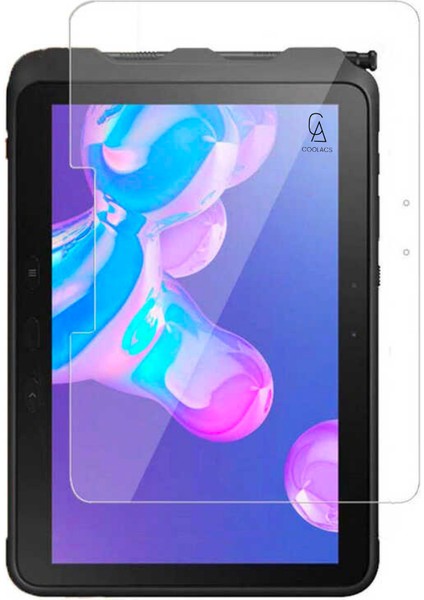 Samsung Galaxy Tab Active Pro T547 ile Uyumlu Kırılmaz Tablet Temperli Cam Ekran Koruyucu