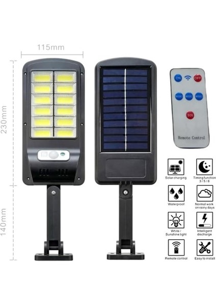 Panter PT-LD12 Solar Sokak Lambası modelleri