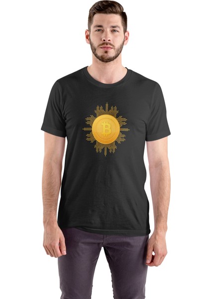 Bitcoin Tshirt Siyah Btc Tişört