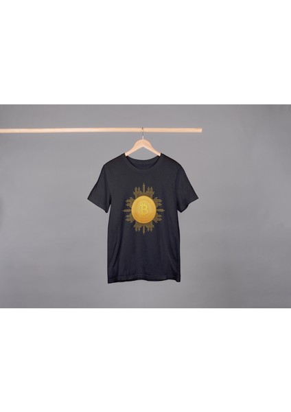 Bitcoin Tshirt Siyah Btc Tişört