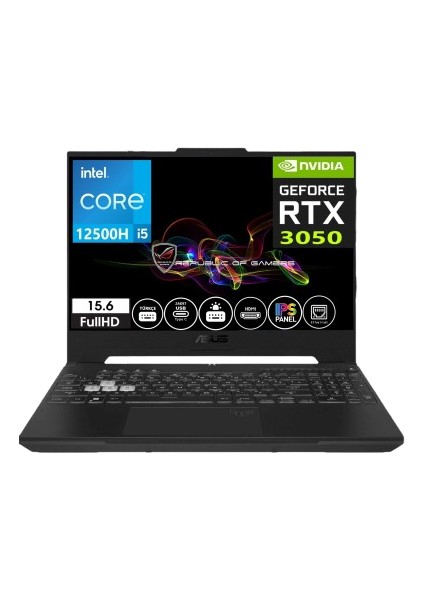 Tuf Gamıng F15 FX507ZC4 Intel I5-12500H 8gb Ram 512GB SSD Geforce RTX3050 144Hz 15.6" Fhd Freedos FX507ZC4-HN211