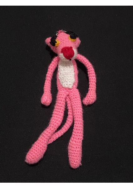 Lbr Garment Pembe Panter Amigurumi Anahtarlık