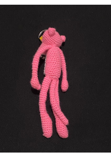 Lbr Garment Pembe Panter Amigurumi Anahtarlık