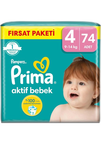 Bebek Bezi Beden:4 9-14 kg Maxi 148 Adet
