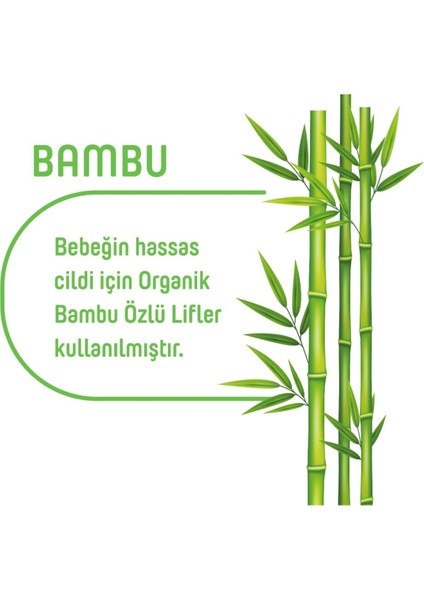 Wipes Islak Havlu Mendil 90 Yaprak Organic Bambu Plastik Kapaklı fiyatları