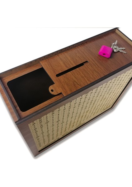 Parabox Kumbara Isteğiniz Doğrultusunda Üzerine Isim Yazılır, Talebinize Göre Kilitli Veya Kilitsiz modelleri