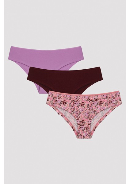 Lila Dream 3lü Hipster Külot