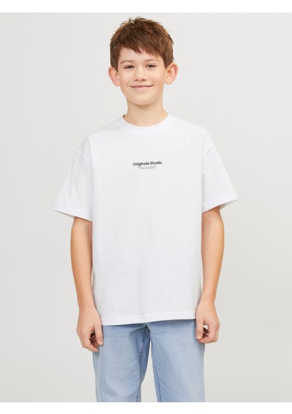 JORVESTERBRO TEE SS CREW Beyaz Erkek Çocuk Kısa Kol T-Shirt