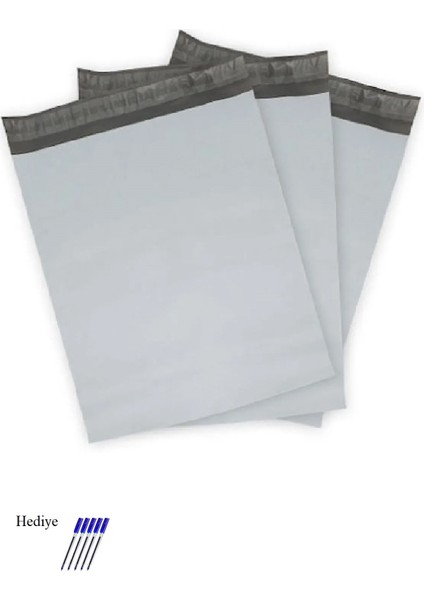 Cepsiz Battal Boy Kargo Poşeti 45X55+5 cm - 300 Adet (40+40=80 Mikron)