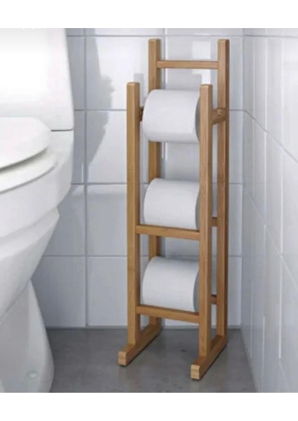 Ekincihome Tissue Bambu Yedek Tuvalet Kağıtlığı - 15X16X60 cm M741 fiyatları