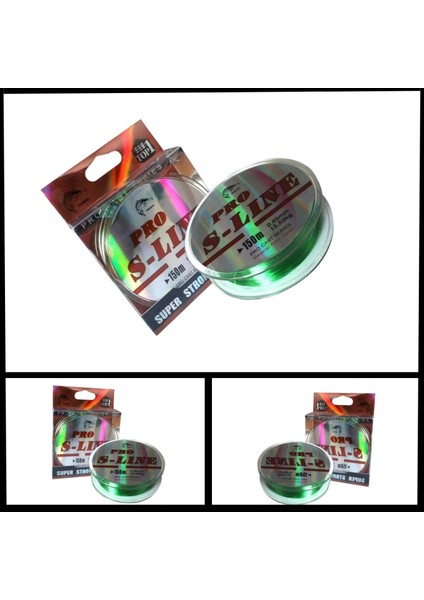 Uyguna-Yakala 0.40 mm 150 mt Pro S-Line Makara Misina YEŞIL-İNA.040
