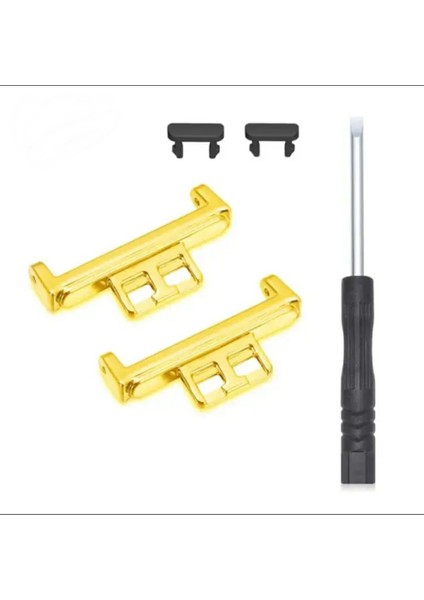 Huawei Watch Fit Uyumlu Paslanmaz Çelik Kordon Pim Çeviri Aparat ile Gold fırsatları