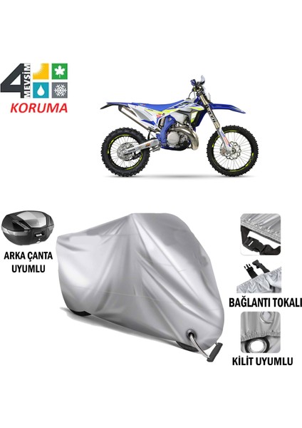Sherco Enduro 250 Se Factory Branda Motosiklet Brandası Arka Çanta Bağlantı ve Kilit Uyumlu