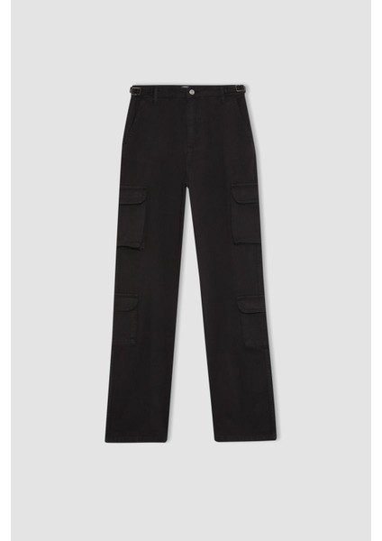Coool Straight Fit Gabardin Pantolon Kargo Cepli B7611AX24SP