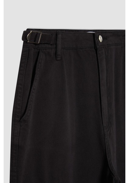 Coool Straight Fit Gabardin Pantolon Kargo Cepli B7611AX24SP