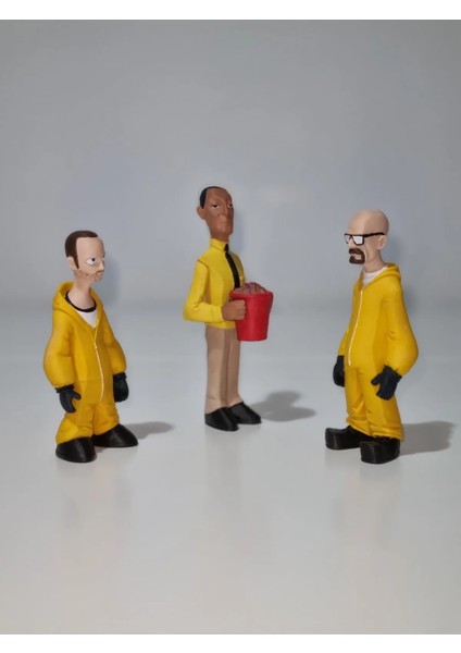 Breaking Bad / Walter White & Jessie Pinkman & Gustavo Fring/ Takım Figür 15 cm