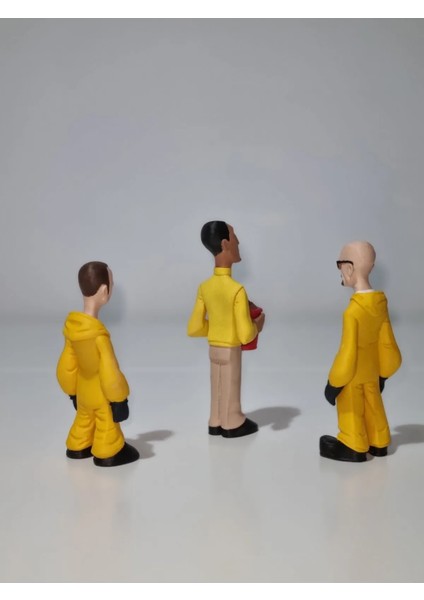 Breaking Bad / Walter White & Jessie Pinkman & Gustavo Fring/ Takım Figür 15 cm