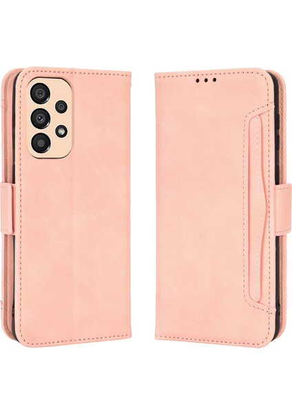 Ile Uyumlu Samsung Galaxy A33 5g Kredi Kartı Tutuculu Kickstand Koruyucu Cüzdan Kılıfı, Flip Folyo Kitap Pu Deri Darbeye Dayanıklı Kapak (Yurt Dışından)