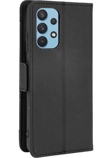 Ile Uyumlu Samsung Galaxy A32 4g Kredi Kartı Tutuculu Kickstand Koruyucu Cüzdan Kılıfı, Flip Folyo Kitap Pu Deri Darbeye Dayanıklı Kapak (Yurt Dışından) indirimleri