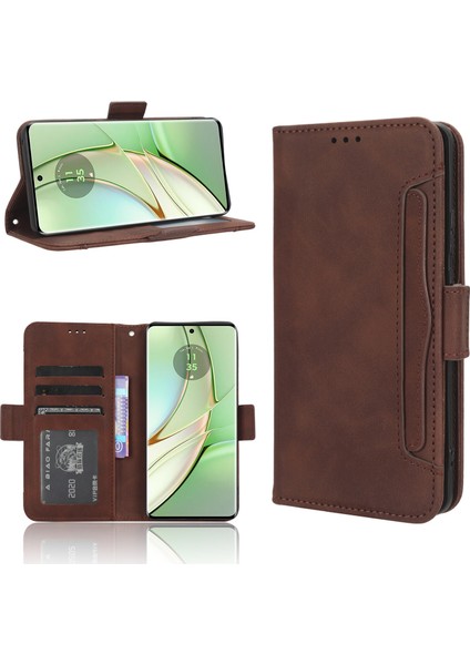 Ile Uyumlu Motorola Moto Edge 40 Kredi Kartı Tutuculu Kickstand Koruyucu Cüzdan Kılıfı, Flip Folyo Kitap Pu Deri Darbeye Dayanıklı Kapak (Yurt Dışından) fırsatları