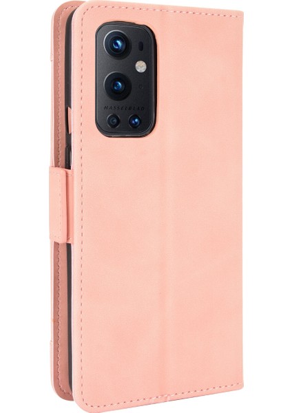 Ile Uyumlu Oneplus 9 Pro Kredi Kartı Tutuculu Kickstand Koruyucu Cüzdan Kılıfı, Flip Folyo Kitap Pu Deri Darbeye Dayanıklı Kapak (Yurt Dışından)