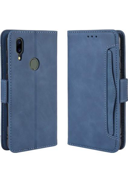 Ile Uyumlu Umidigi A3S Kredi Kartı Tutuculu Kickstand Koruyucu Cüzdan Kılıfı, Flip Folyo Kitap Pu Deri Darbeye Dayanıklı Kapak (Yurt Dışından)