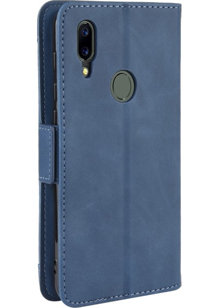 Ile Uyumlu Umidigi A3S Kredi Kartı Tutuculu Kickstand Koruyucu Cüzdan Kılıfı, Flip Folyo Kitap Pu Deri Darbeye Dayanıklı Kapak (Yurt Dışından)